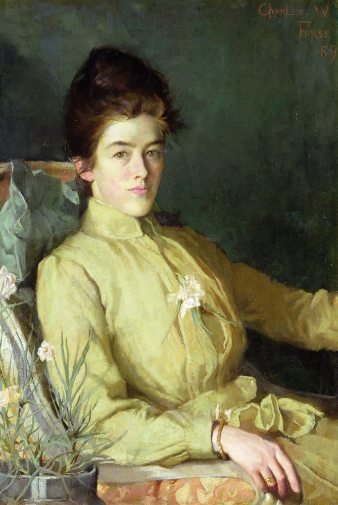 Retrato de una joven de Charles Wellington Furse