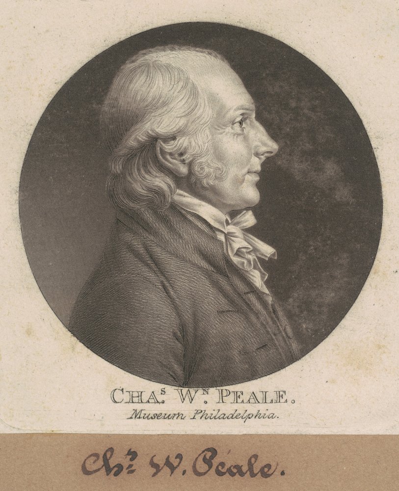 Charles Willson Peale de Charles B. J. Févret de Saint Mémin