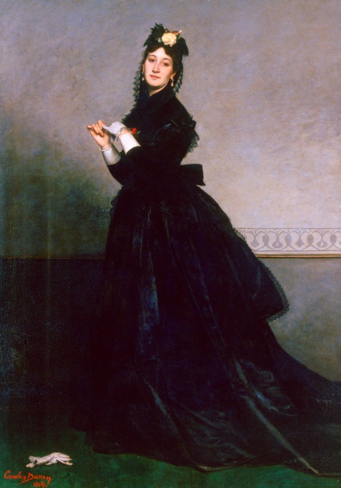 La mujer del guante, 1869 de Charles Emile Auguste Carolus-Duran