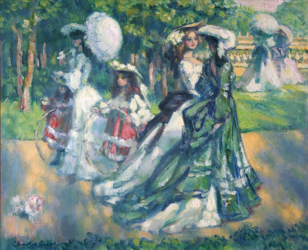 El paseo en el parque de Charles Guerin