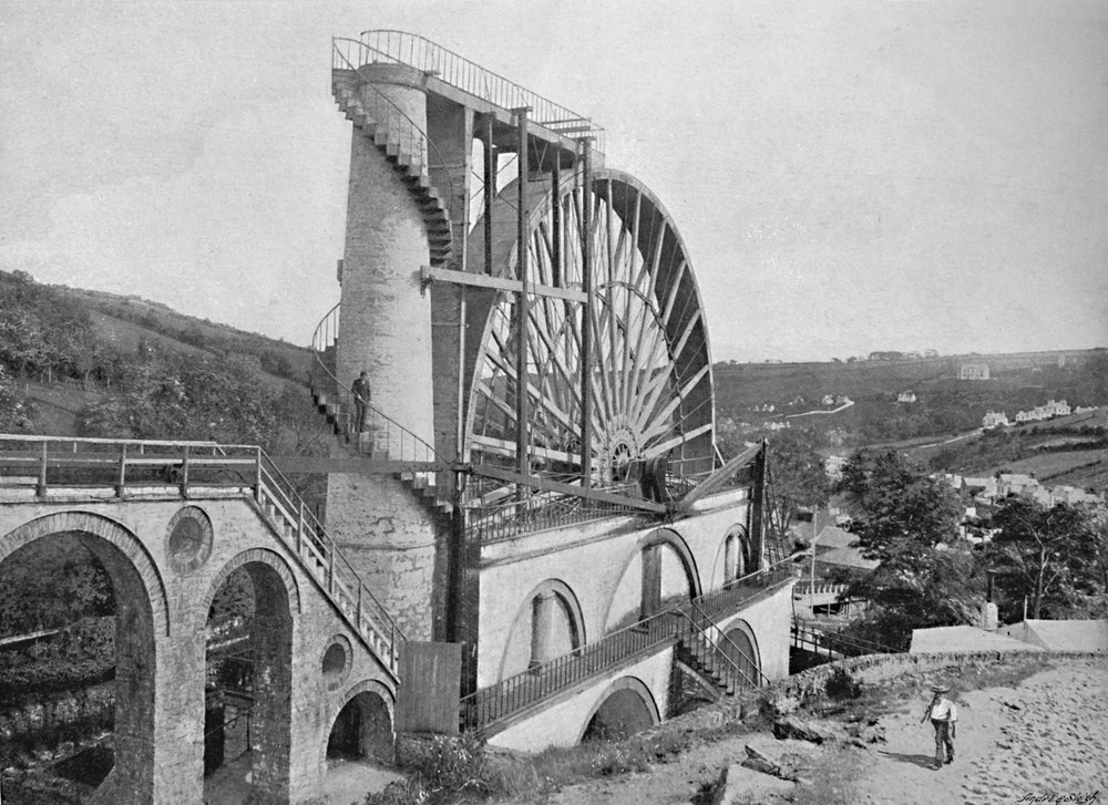 Rueda de Laxey, Isla de Man, c1896 de Chester Vaughan