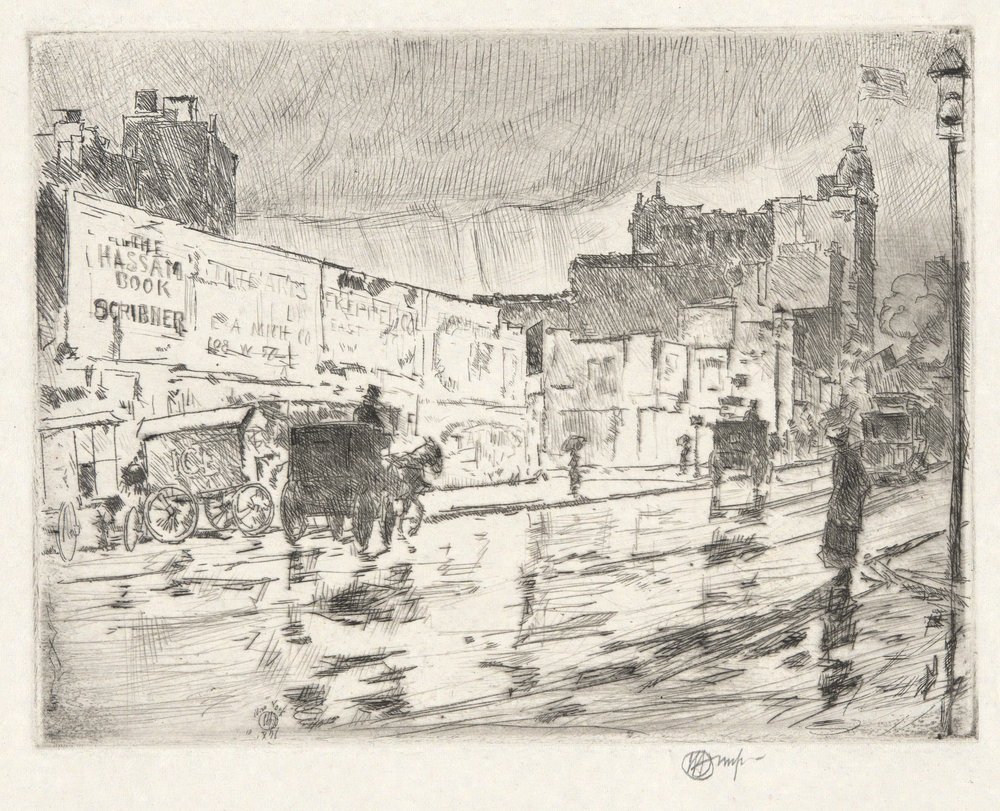 vallas publicitarias de Childe Hassam
