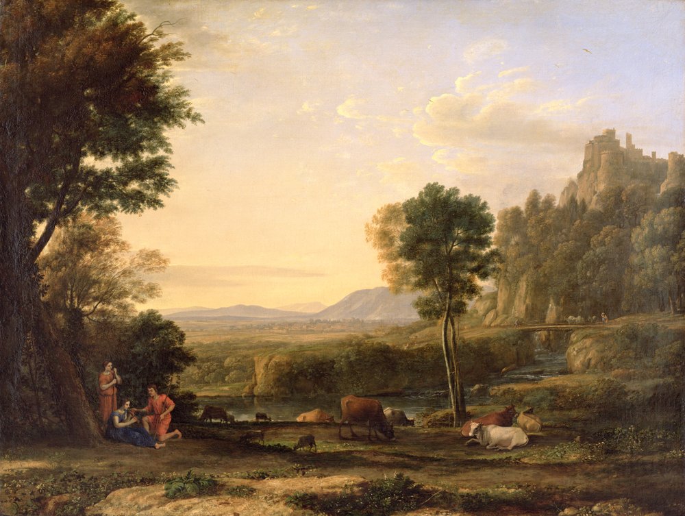 Paisaje pastoral, 1645 de Claude Lorrain