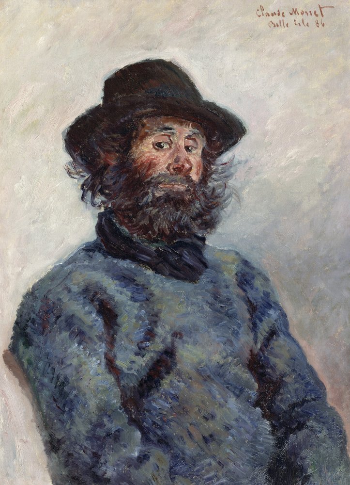 Poly, pescador en Belle-Île, 1886 de Claude Monet