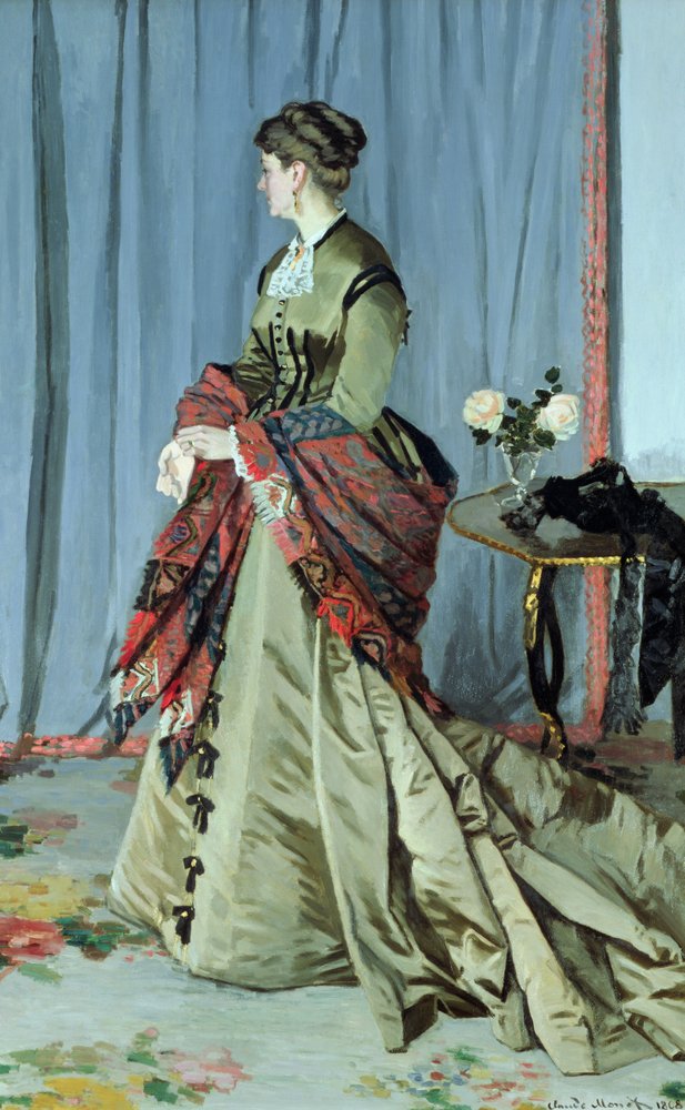 Retrato de Madame Louis Joachim Gaudibert, 1868 de Claude Monet