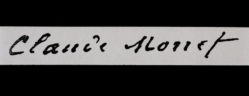 Firma de Claude Monet de Claude Monet