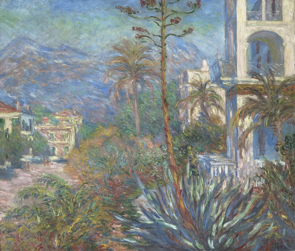 Villas en Bordighera, 1884 de Claude Monet