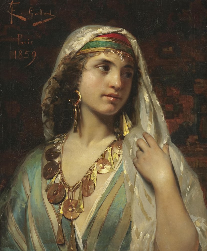 Odalisca de Claude Ferdinand Gaillard