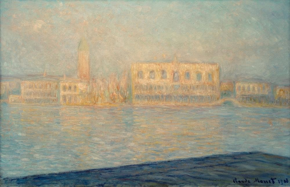 El Palacio Ducal visto desde San Jorge Mayor de Claude Monet