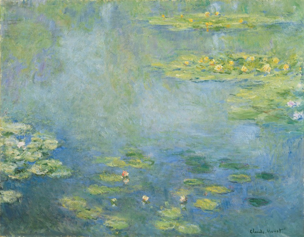 Nenúfares, c.1906 (óleo sobre lienzo) de Claude Monet