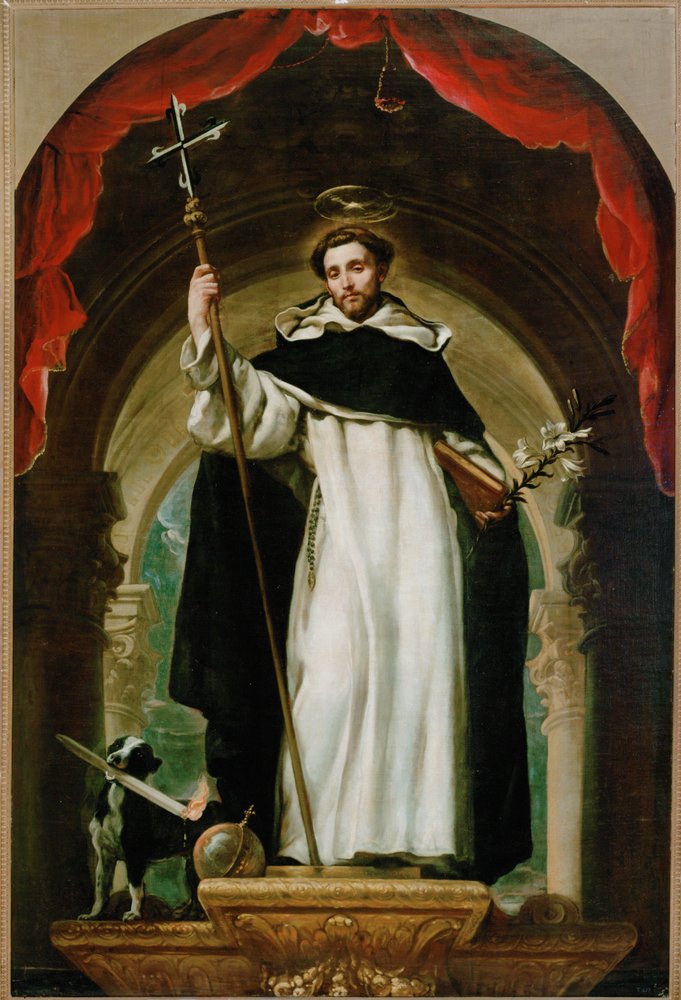 santo-domingo-de-guzm-n-pintura-sobre-lienzo