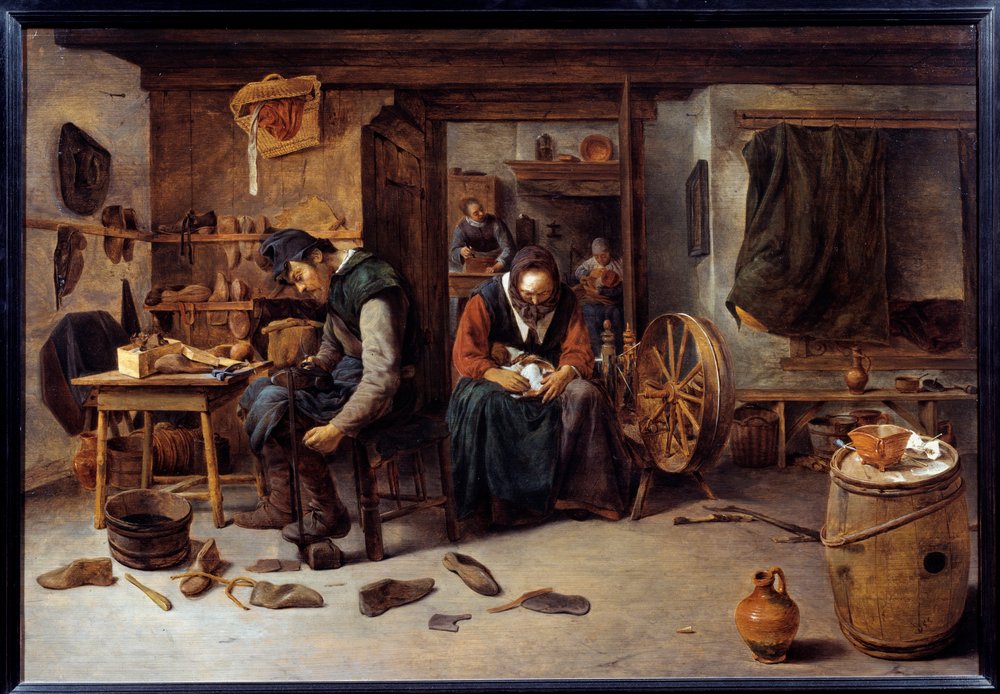 Savetier Interior de Cornelis Schack