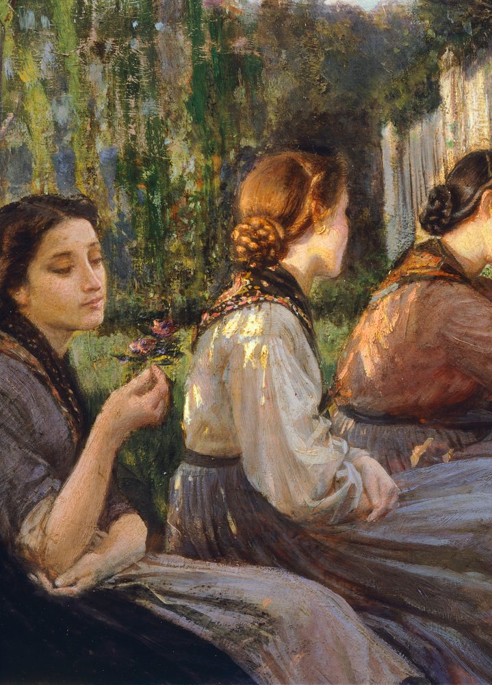 Confidencias (detalle) de Cristiano Banti