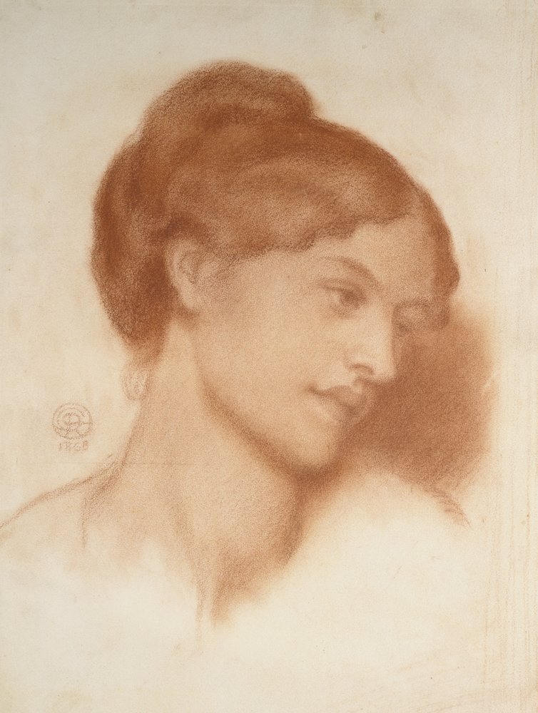 Retrato de la Sra. Murray Marks, 1868 de Dante Gabriel Charles Rossetti