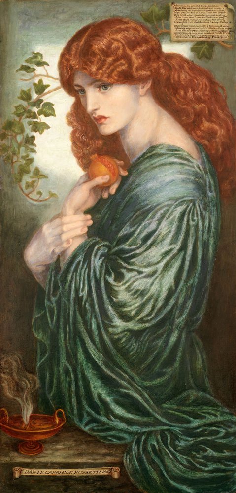 他人発送×Dante Gabriel Rossetti 【Proserpina】 Proserpina, 1882 | Dante Gabriel Rossetti