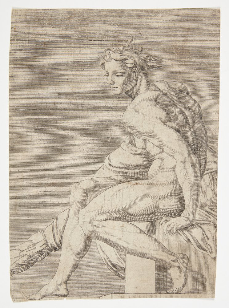 Desnudo de la Capilla Sixtina de Dirck Volckertsz. Coornhert