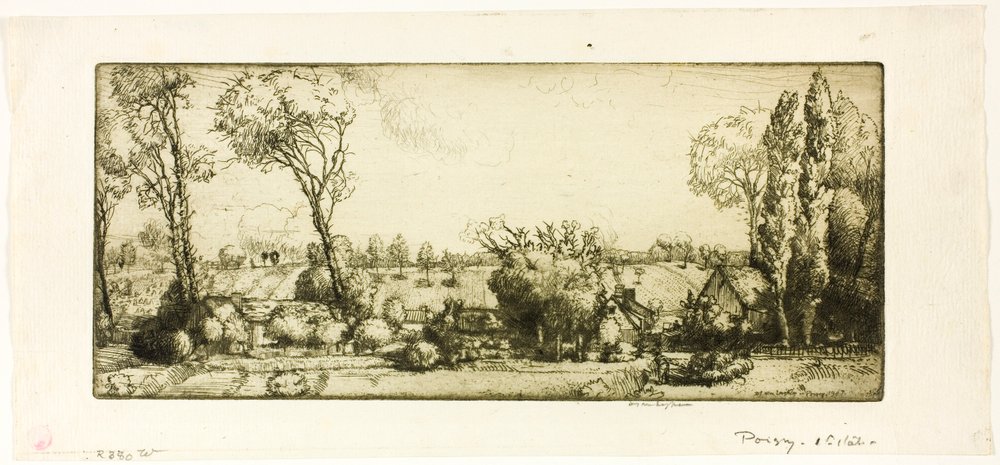 Paisaje, Poigny de Donald Shaw MacLaughlan