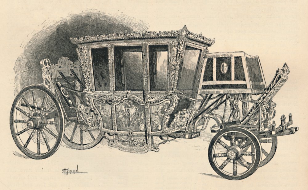 El carruaje del orador: siglo XVII. South Kensington, 1886 de E H Fitchen