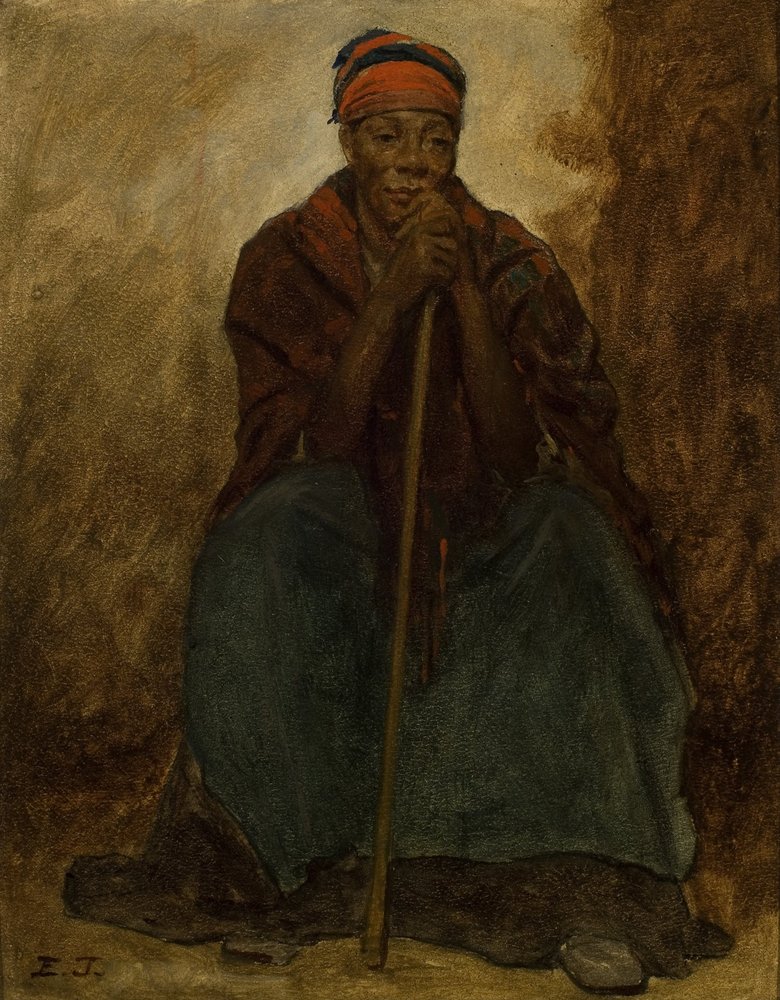 Dinah, Retrato de una mujer negra de Eastman Johnson