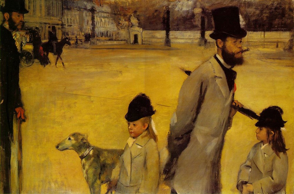 Place de la Concorde de Edgar Degas