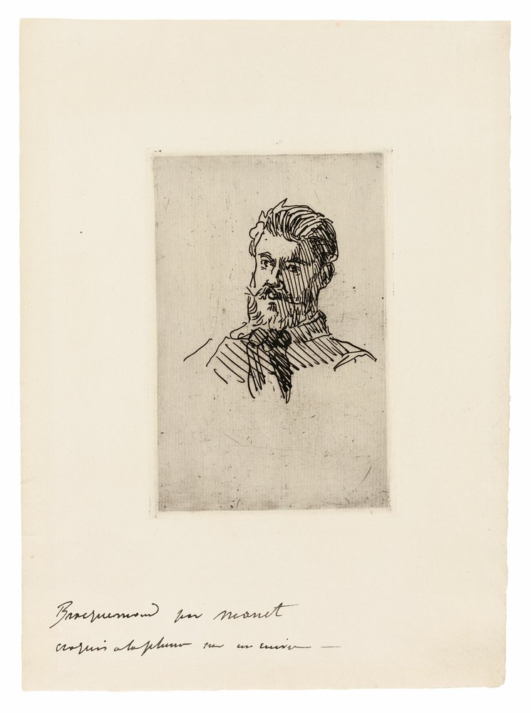 Retrato de Félix Bracquemond de Édouard Manet