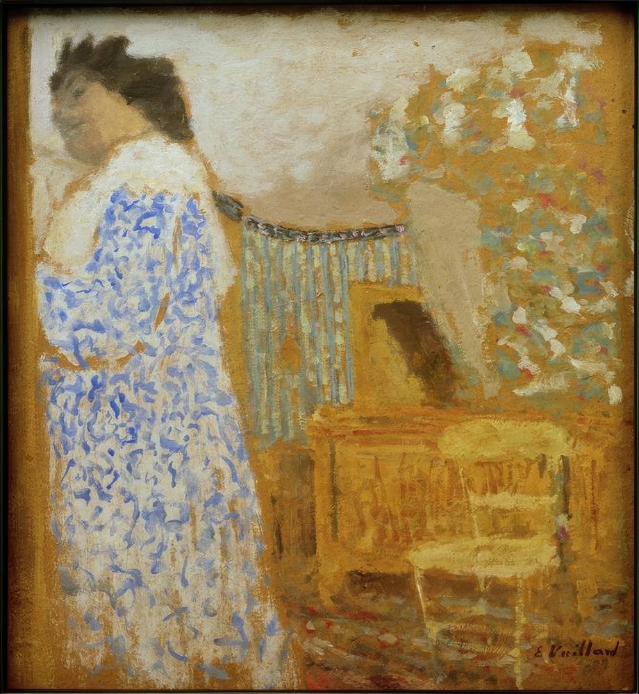 Interior con mujer de Edouard Vuillard