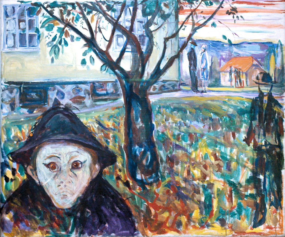 Celos en el jardín de Edvard Munch