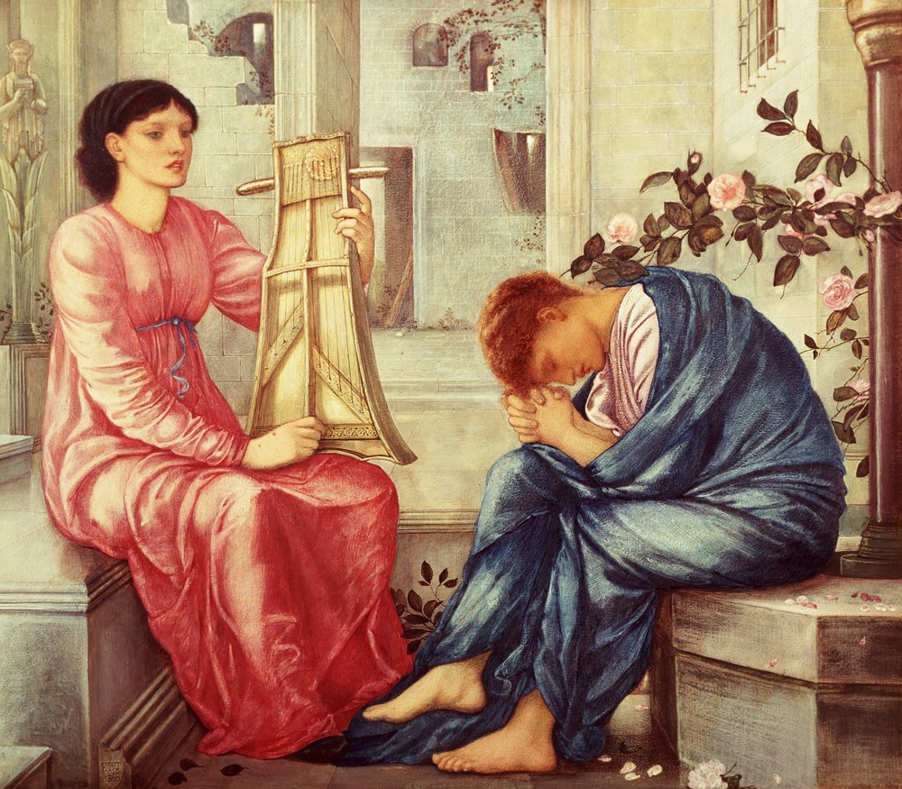El lamento, 1866 de Edward Burne-Jones