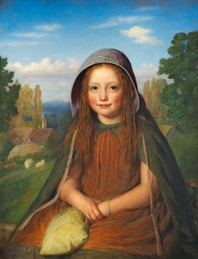 Una niña, 1861 de Edward Thompson Davis