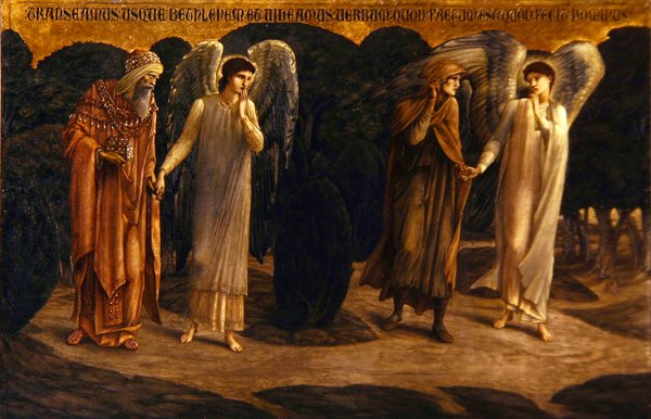 El rey y el pastor de Edward Coley Burne-Jones