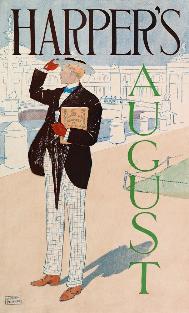 Póster publicitario de Harper