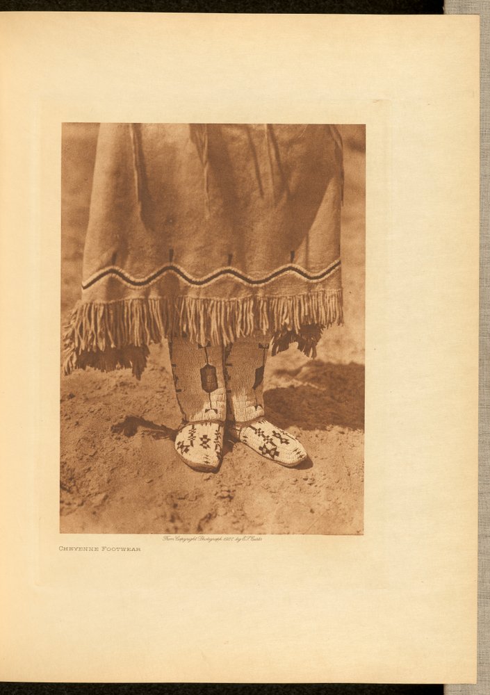 Cheyenne Schuhe de Edward S. Curtis