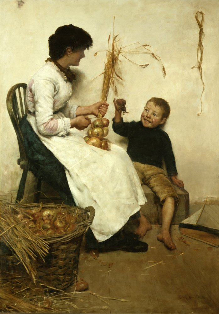 Su Primera Captura | Edwin Harris | Impresión de arte
