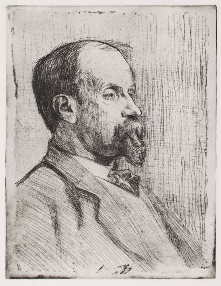 Retrato de Juhani Aho de Eero Järnefelt