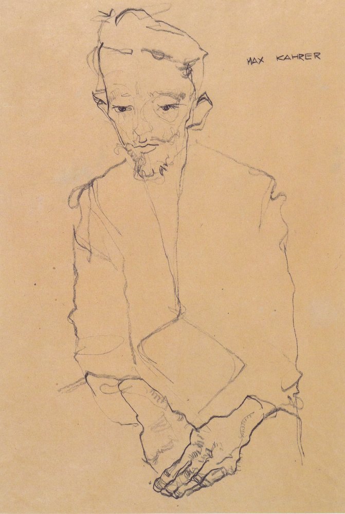 Retrato de Max Kahrer de Egon Schiele
