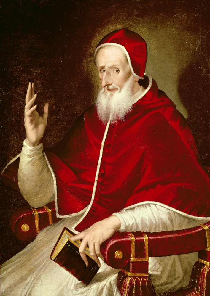 Retrato del papa Pío V (1504-1572), c. 1571 de El Greco