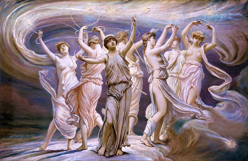 Las Pléyades de Elihu Vedder