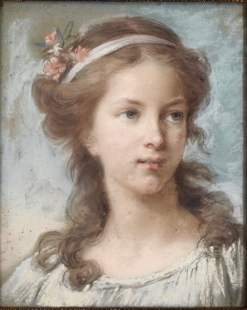 Retrato de una joven de Elisabeth Louise Vigee-Lebrun
