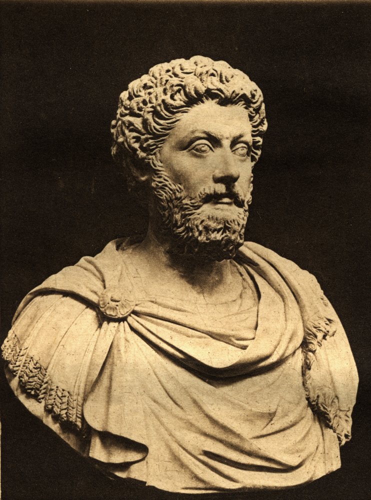 Busto de Marco Aurelio (121-80 d. C.) de English Photographer