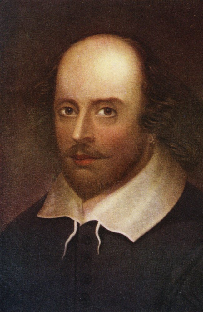 Retrato de William Shakespeare (1564-1616) de English School