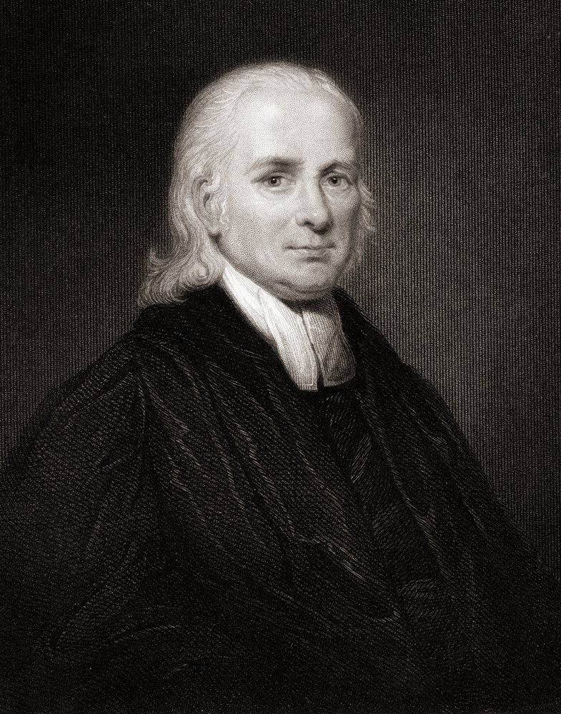 Christian Friedrich Schwartz (1726-96) de Gallery of Portraits, publicado en 1833 de English School