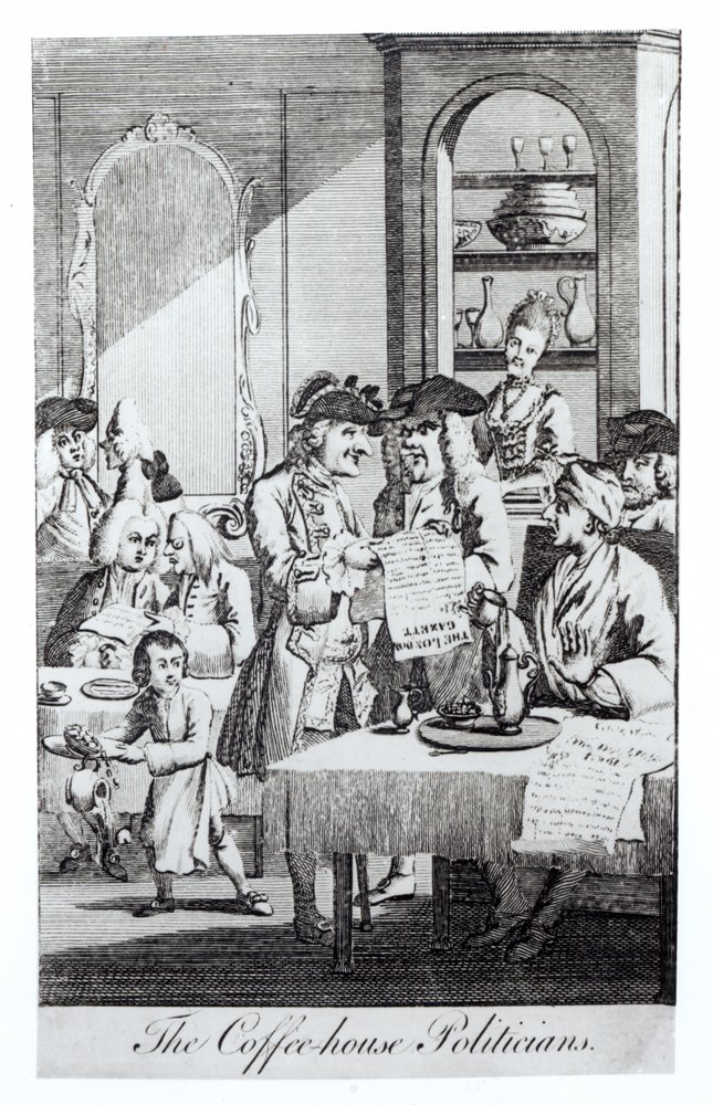 Los políticos de la casa de café de English School