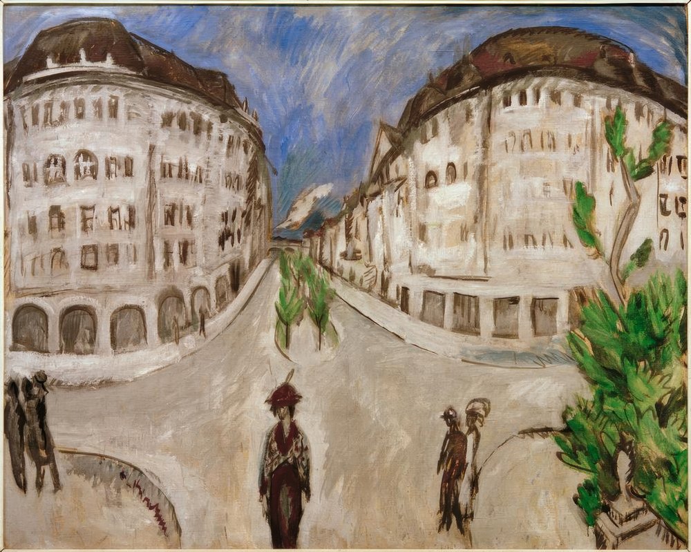 Calle en el parque de la ciudad de Schöneberg de Ernst Ludwig Kirchner