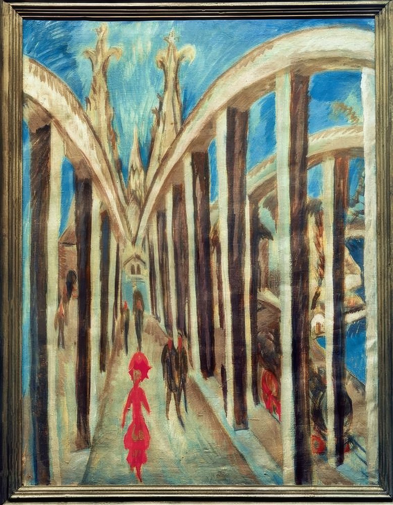 Puente del Rin en Colonia de Ernst Ludwig Kirchner
