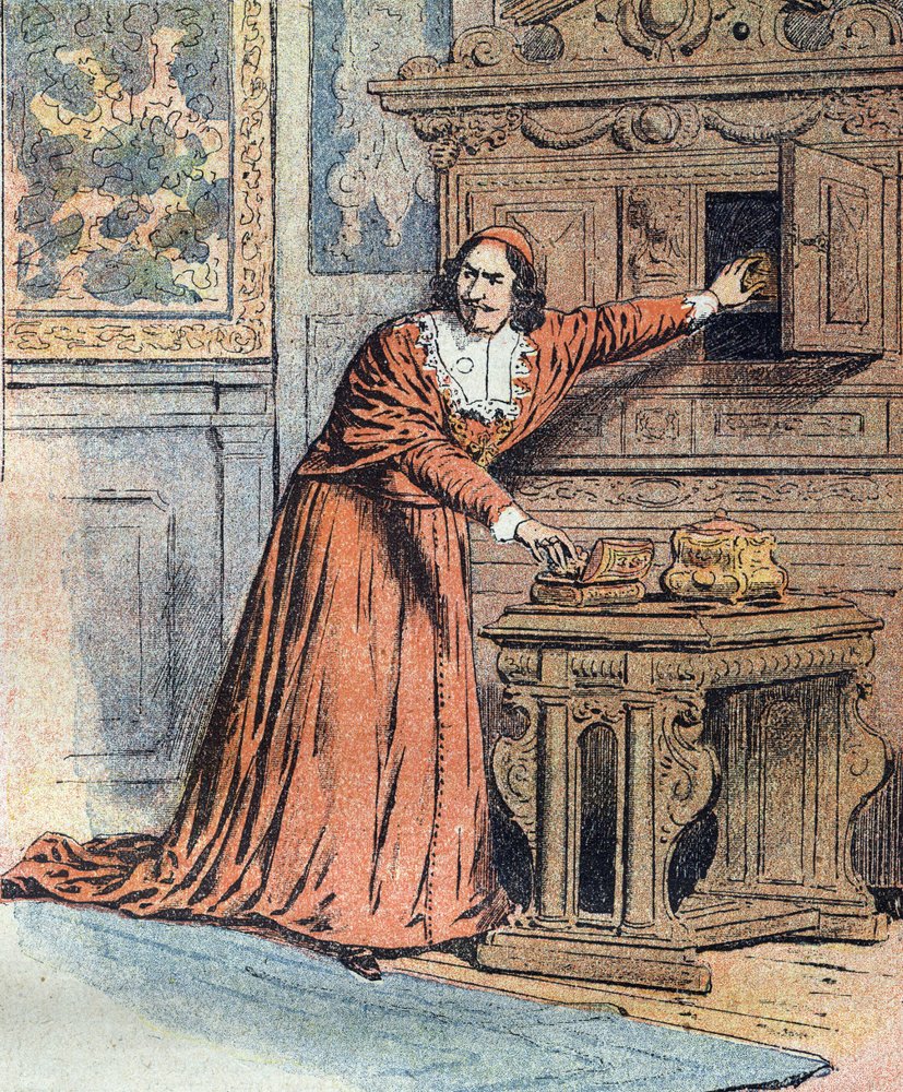 Ilustración para "Vint ans apres" (Veinte años después) de Eugene Damblans