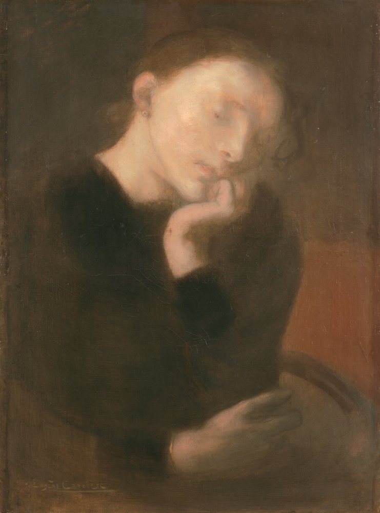Meditación de Eugène Carrière