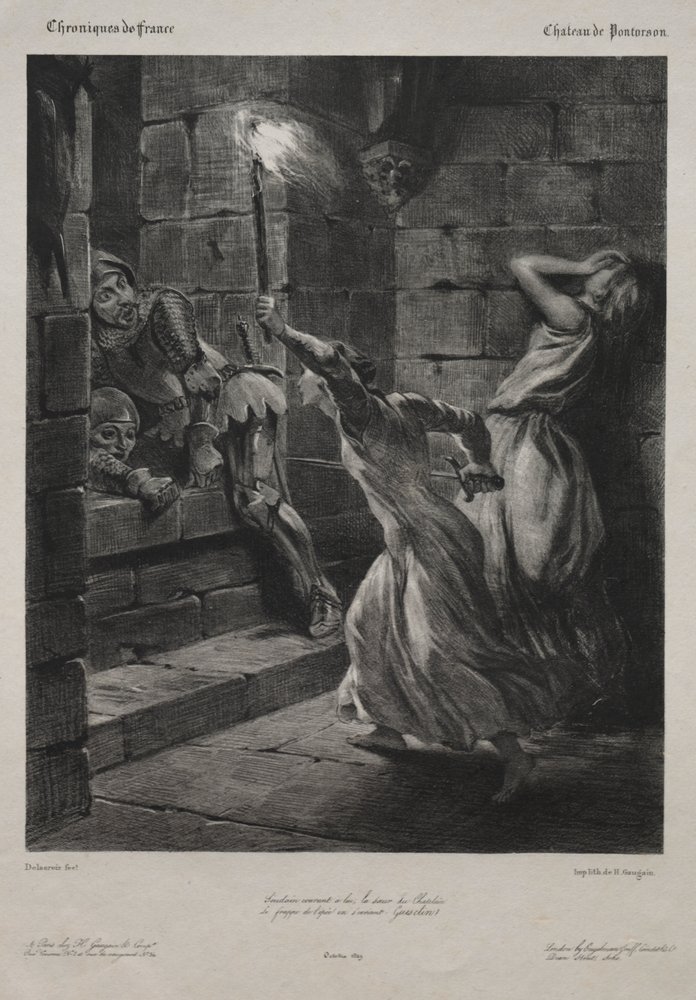 La hermana de Duguesclin de Eugène Delacroix