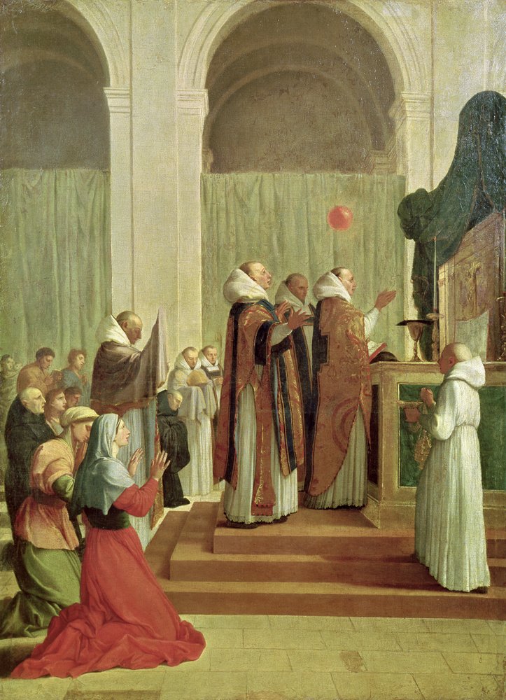 La misa de san Martín de Tours, 1654 de Eustache Le Sueur