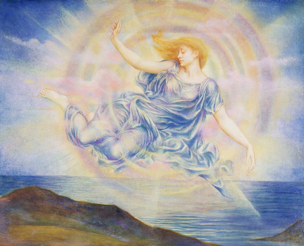 Estrella vespertina sobre el mar de Evelyn De Morgan