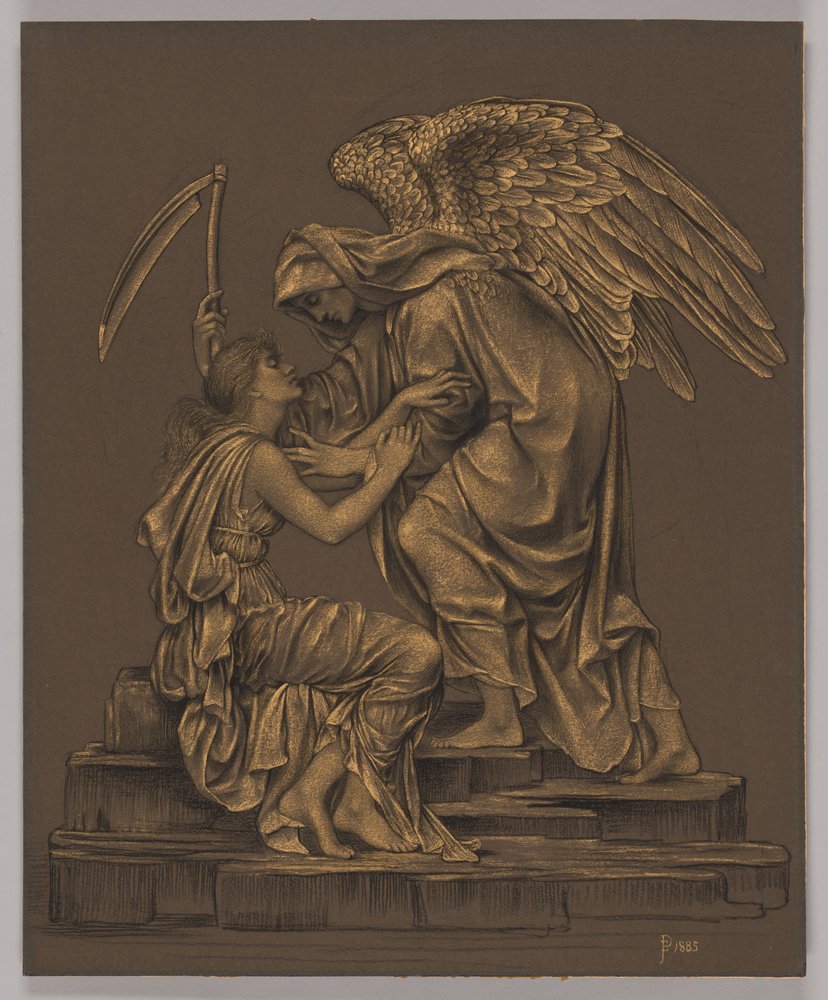 El ángel de la muerte de Evelyn De Morgan
